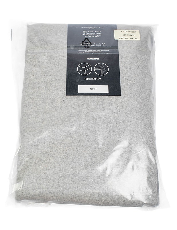 KOODI Home & living muotoonommeltu aluslakana, 160x200 - Liinavaatteet - 10105488215 - 0