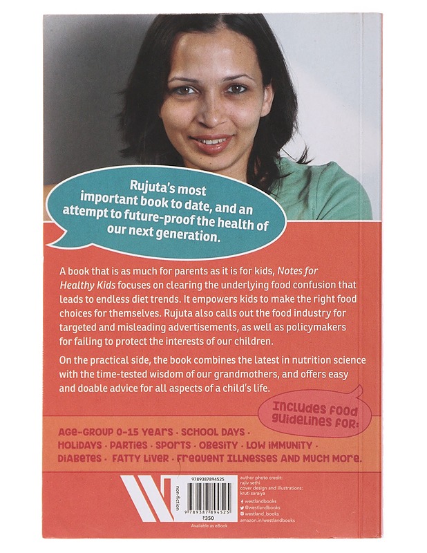 Notes for Healthy Kids - Rujuta Diwekar - Tietokirjat ja oppaat - 10105488285 - 1