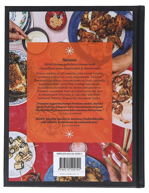 Sirocco : idän tuulia keittiöön - Ghayour, Sabrina - Ruokakirjat - 10105488302 - 1