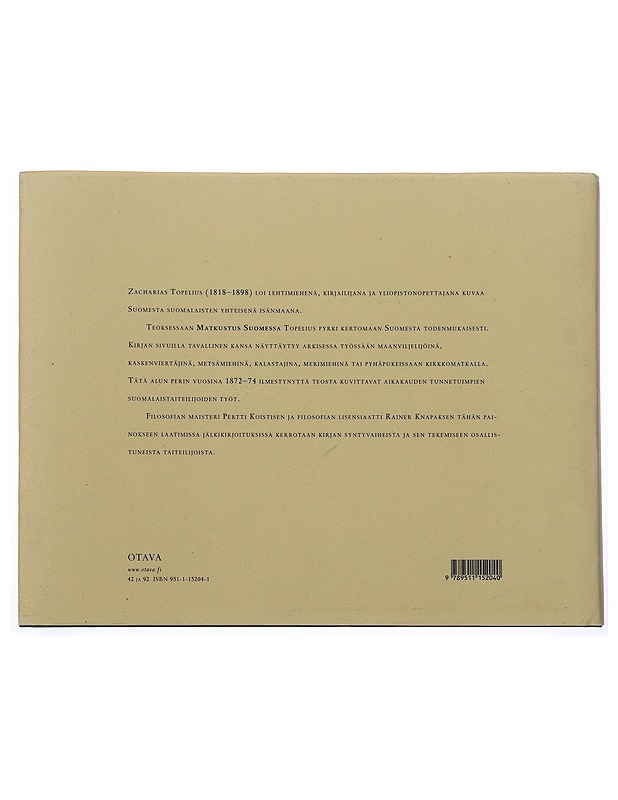 Matkustus Suomessa - Topelius, Zacharias - Historiakirjat - 10105488319 - 1