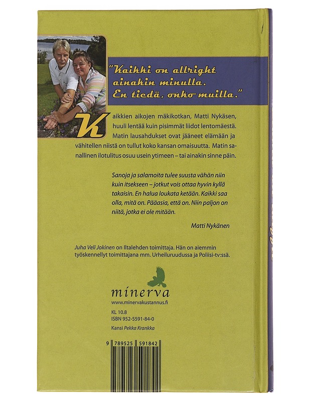 Elämä on laiffii ja muita Matti Nykäsen lentäviä lauseita - Nykänen, Matti - Elämäkerrat ja muistelmat - 10105488327 - 1