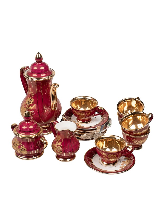 Kahvisetti, 15 osaa - Lautaset ja kulhot - 10105488365 - 1