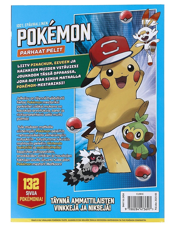 Pokémon : parhaat pelit - toimittaja: Aleksi Kim - Tietokirjat ja oppaat - 10105488361 - 1