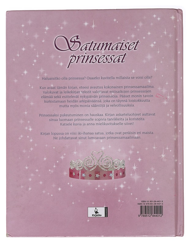 Satumaiset prinsessat / historiaa, nykypäivää, valokuvia, satuja, askarteluohjeita - Davidson, Susanna - Lastenkirjat - 10105488402 - 1