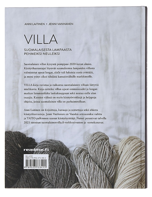 Villa : suomalaisesta lampaasta pehmeiksi neuleiksi - Laitinen, Anni - Kirja lahjaksi - 10105488445 - 1