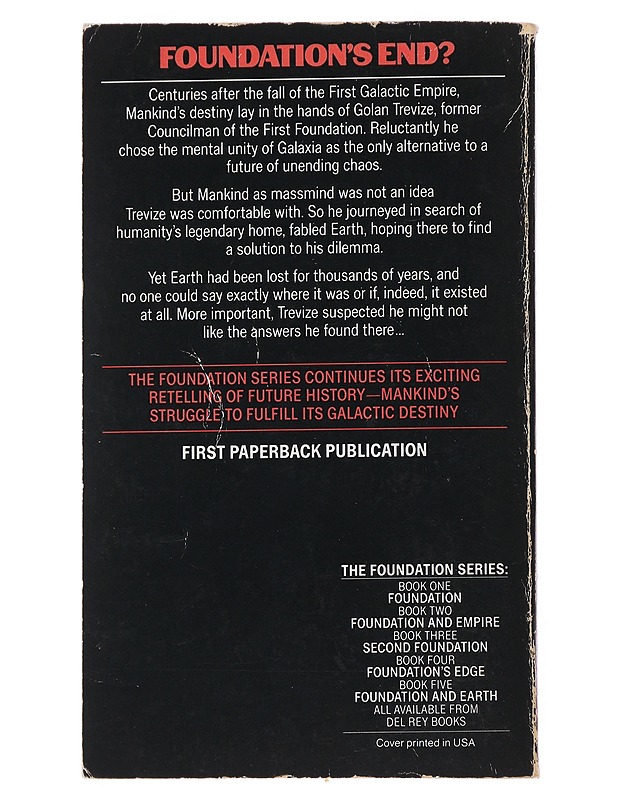 Foundation and Earth - Isaac Asimov - Fantasia- ja scifi - 10105488450 - 1