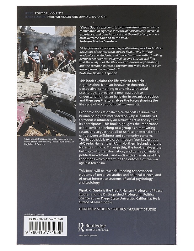 Understanding Terrorism and Political Violence - Dipak K. Gupta - Tietokirjat ja oppaat - 10105488501 - 1