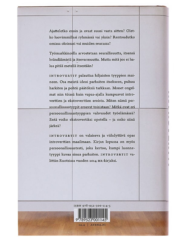 Introvertit : työpaikan hiljainen vallankumous - Jonkman, Linus - Tietokirjat ja oppaat - 10105488505 - 1