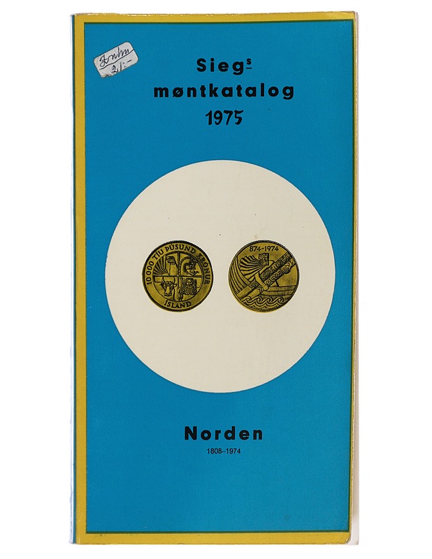 Sieg's coin catalog 1975 - Frovin Sieg - Tietokirjat - 10105488559 - 0