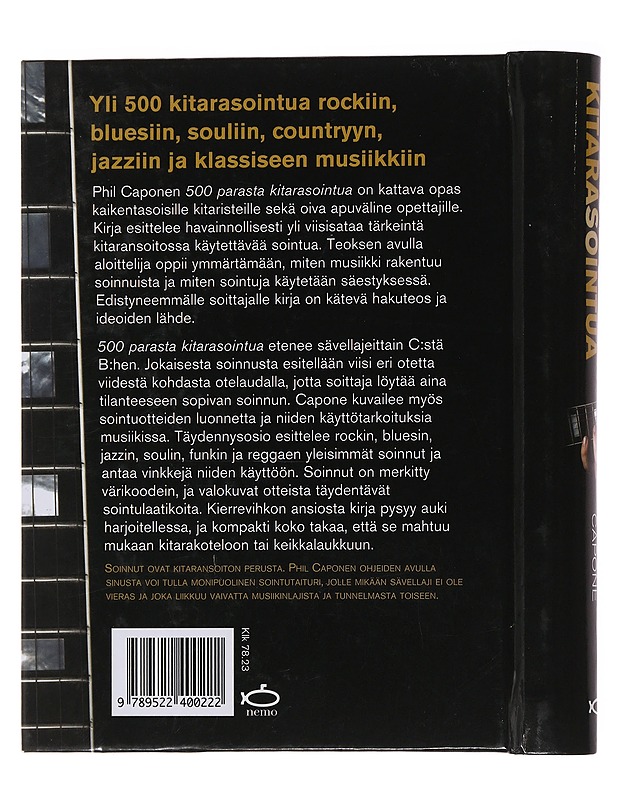 500 parasta kitarasointua - Capone, Phil - Musiikki- ja elokuvakirjat - 10105488578 - 1