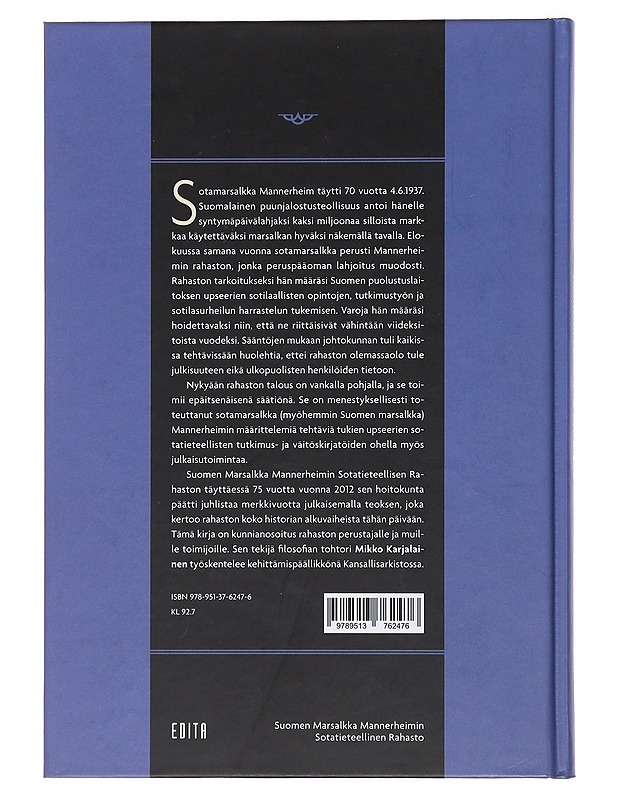 Marskin salattu rahasto - Mikko Karjalainen - Historiakirjat - 10105488586 - 1