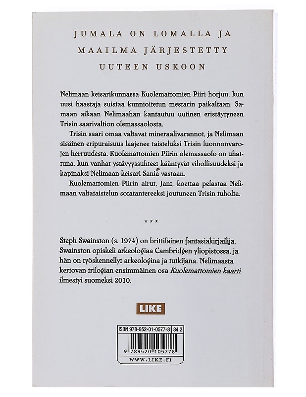 Aika on lahjoista suurin - Swainston, Steph - Fantasia- ja scifi - 10105488605 - 1