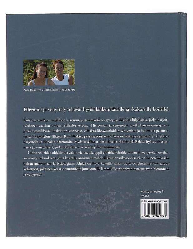 Lepoa tassuille : koiran hieronta ja venyttely - Holmgren, Anna - Tietokirjat ja oppaat - 10105488625 - 1