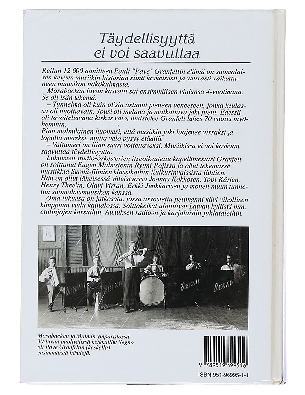 Pave ja viulu : Pauli Granfeltin pitkä soitto - Wacklin, Matti - Elämäkerrat ja muistelmat - 10105488661 - 1