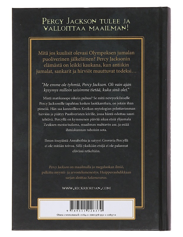 Salamavaras - Riordan, Rick - Fantasia- ja scifi - 10105488687 - 1