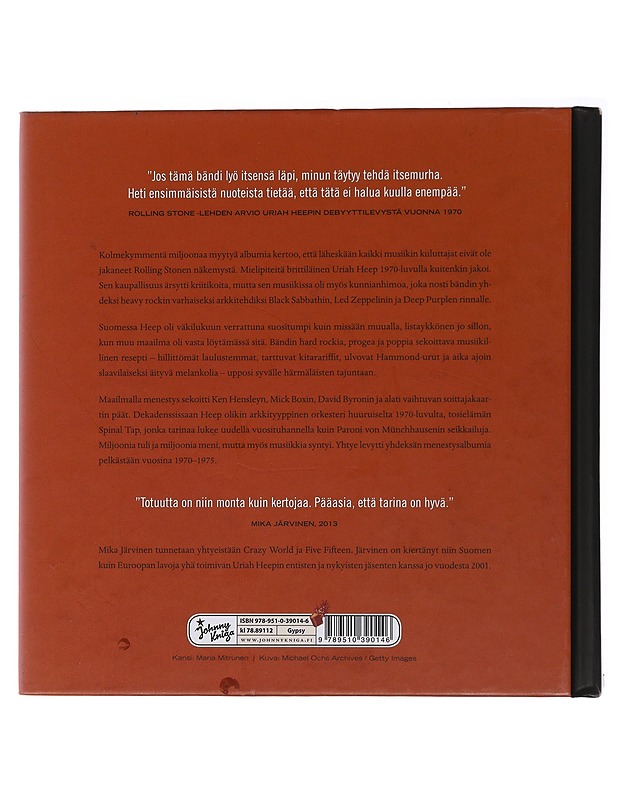Uriah Heep : easy livin' : Ken Hensleyn vuodet 1970-1980 - Mikä Järvinen - Elämäkerrat ja muistelmat - 10105488801 - 1