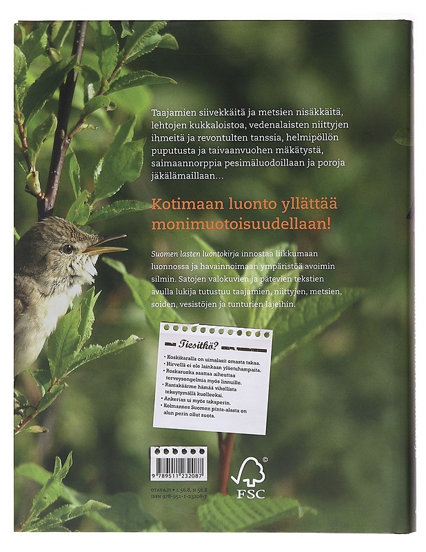 Suomen lasten luontokirja - Laine, Lasse J. - Lastenkirjat - 10105488803 - 1