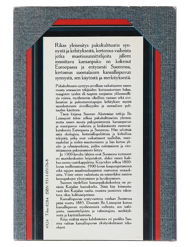 Kansanpuku ja kansallispuku - Lönnqvist, Bo - Historiakirjat - 10105488881 - 1