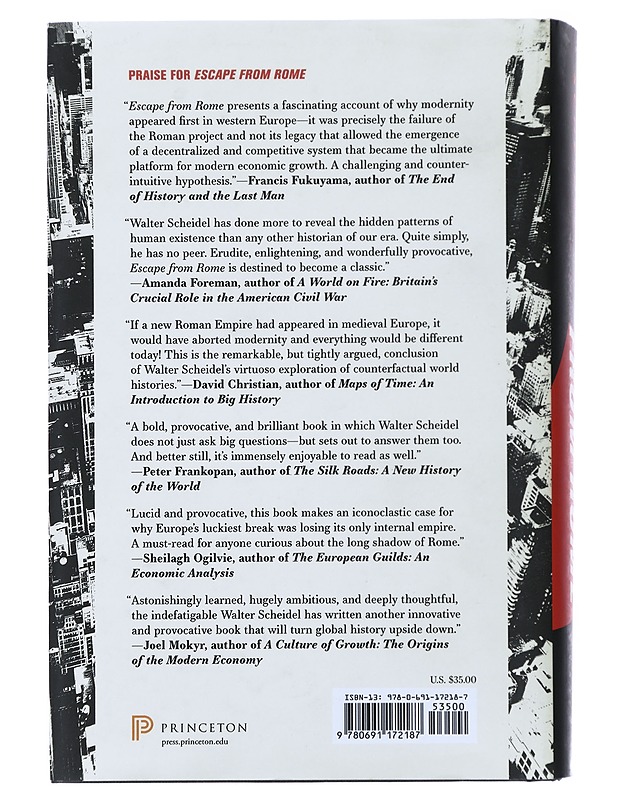 Escape from Rome - Walter Scheidel - Historiakirjat - 10105488898 - 1