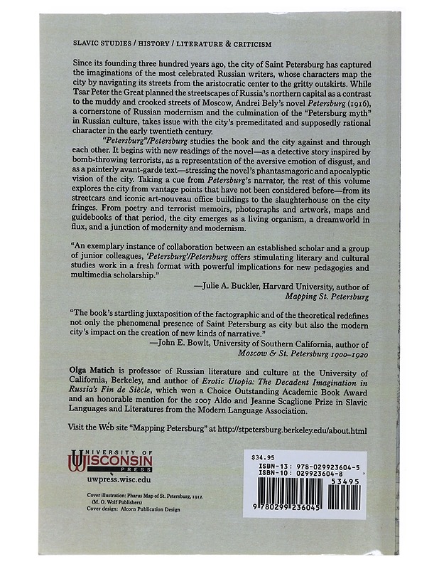 Petersburg - The Novel and City - Romaanit ja novellit - 10105488935 - 1