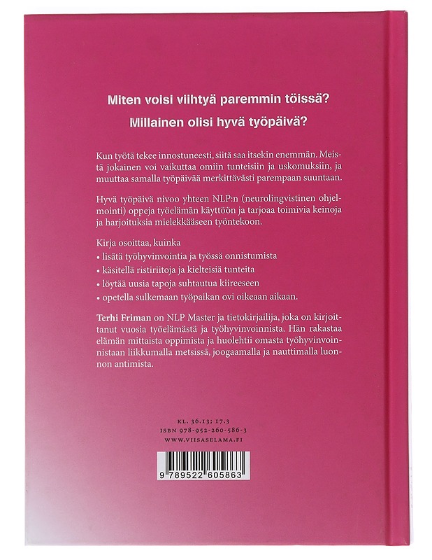 Hyvä työpäivä - Terhi Friman - Hyvinvointikirjat - 10105488994 - 1