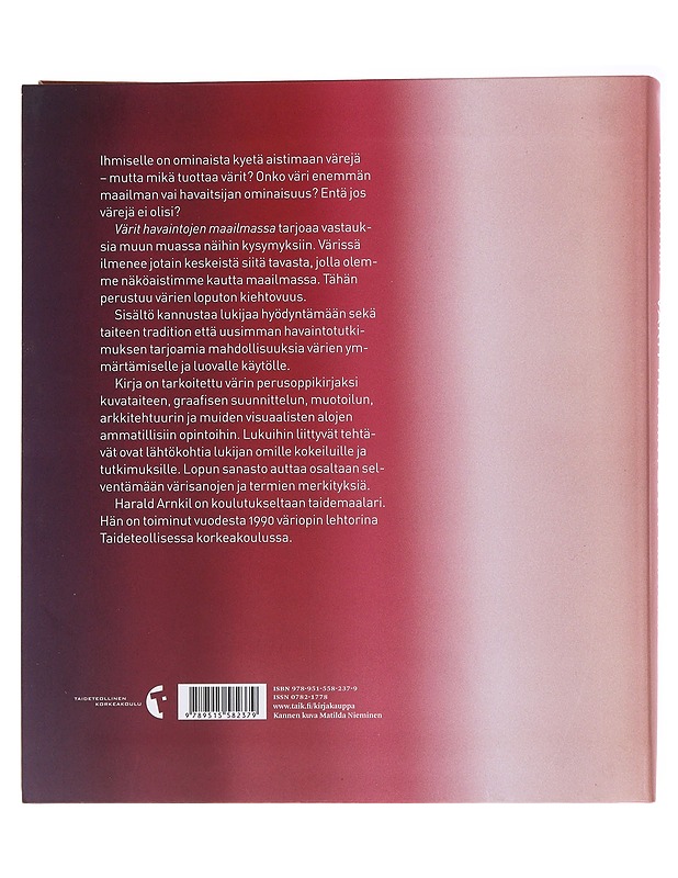 Värit havaintojen maailmassa - Harald Arnkil - Taide- ja kulttuurikirjat - 10105489001 - 1