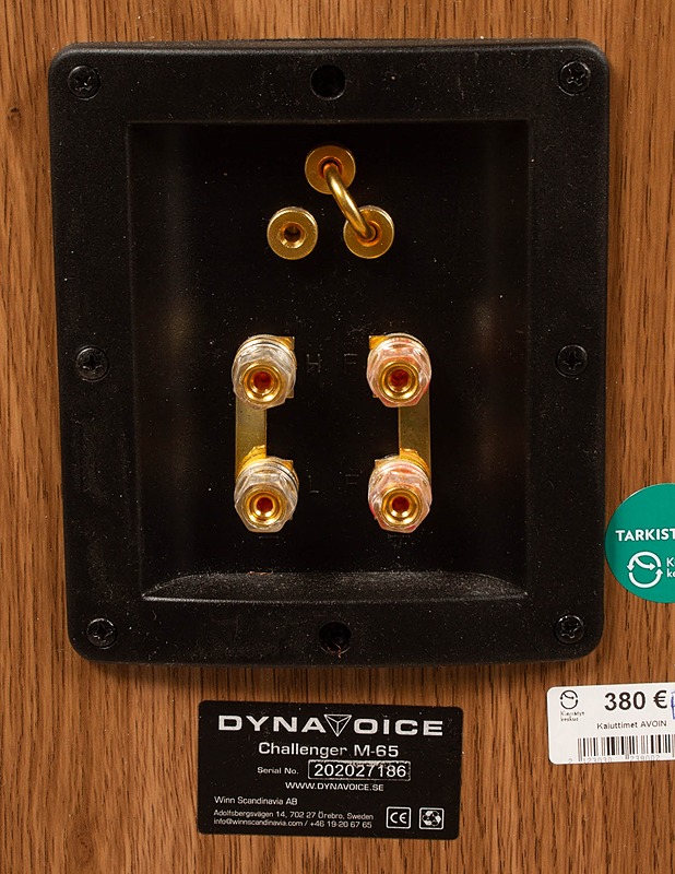 DYNAVOICE Challenger M-65 lattiakaiutinpari - Audio - 10105489033 - 3