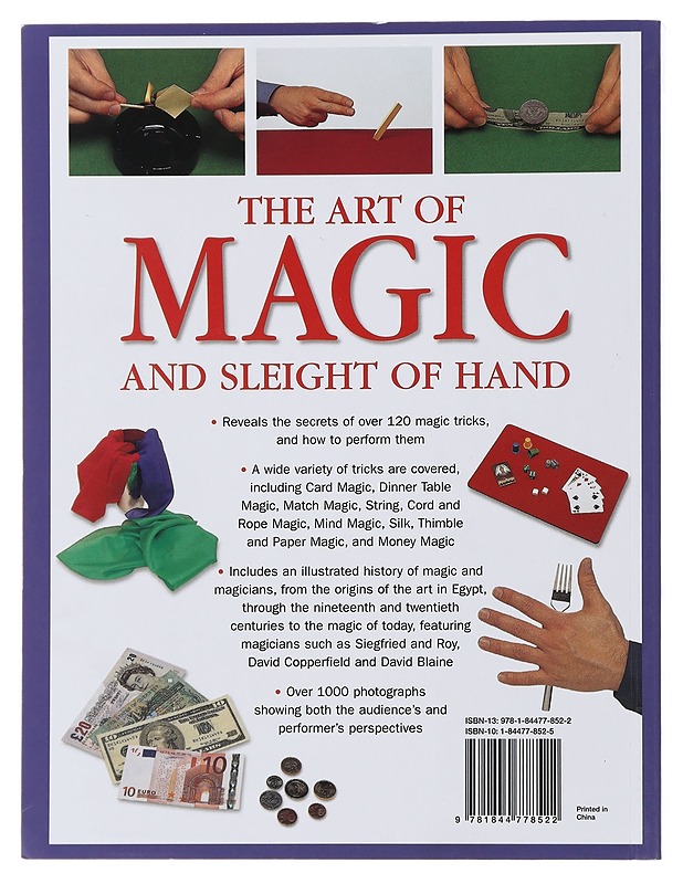 The Art Of Magic And Sleight Of Hand - Nicholas Einhorn - Kirja lahjaksi - 10105489046 - 1
