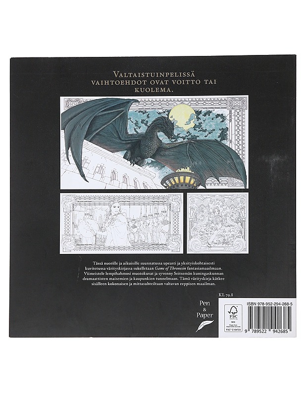 Game of Thores - värityskirja  - Taide- ja kulttuurikirjat - 10105489053 - 1