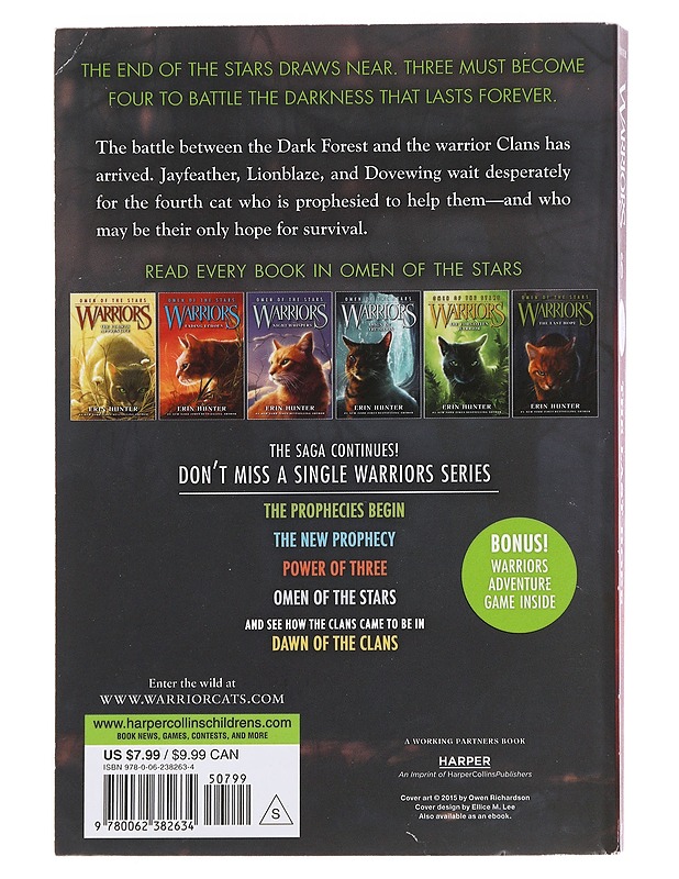 The last hope - Erin Hunter - Lastenkirjat - 10105489073 - 1