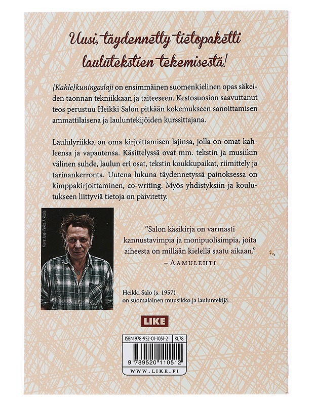 {Kahle}kuningaslaji : laululyriikan käsikirja - Salo, Heikki - Tietokirjat ja oppaat - 10105489121 - 1