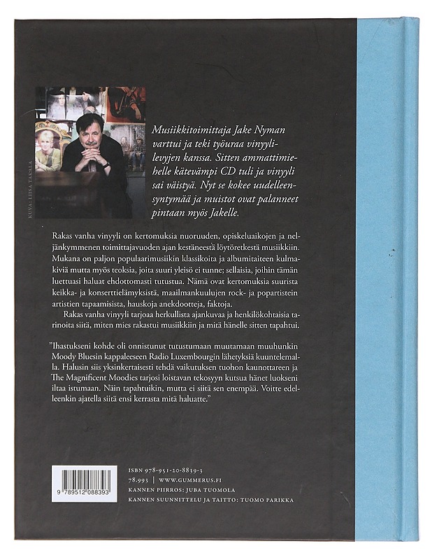 Rakas vanha vinyyli - Jake Nyman - Historiakirjat - 10105489164 - 1