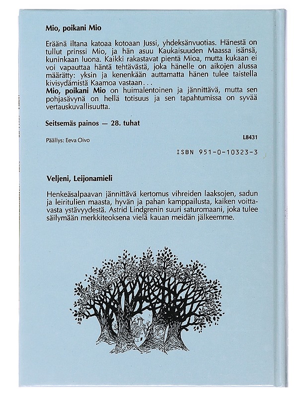 Mio, poikani Mio - Lindgren, Astrid - Lastenkirjat - 10105489182 - 1