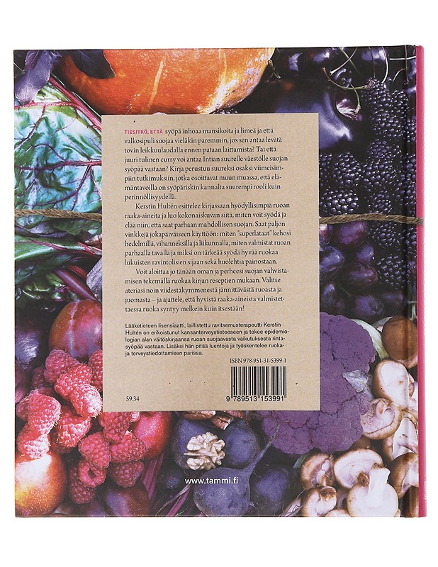 Suojaa ruoasta : syöpää ja muita sairauksia vastaa - Hultén, Kerstin - Ruokakirjat - 10105489228 - 1