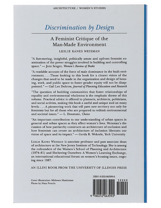 Discrimination by Design - Kanes Weisman, Leslie - Tietokirjat ja oppaat - 10105489334 - 1