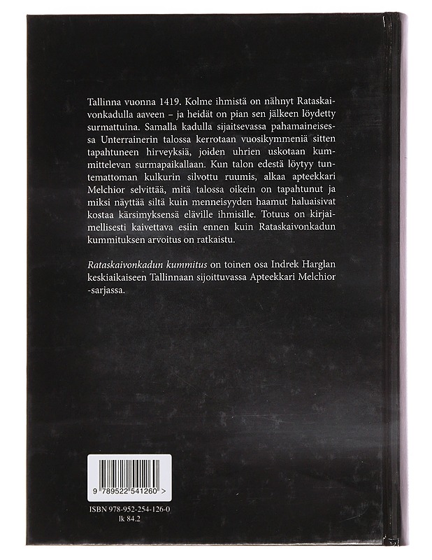 Apteekkari Melchior ja Rataskaivonkadun kummitus : rikosromaani vanhasta Tallinnasta - Hargla, Indrek - Jännitys ja dekkarit - 10105489337 - 1