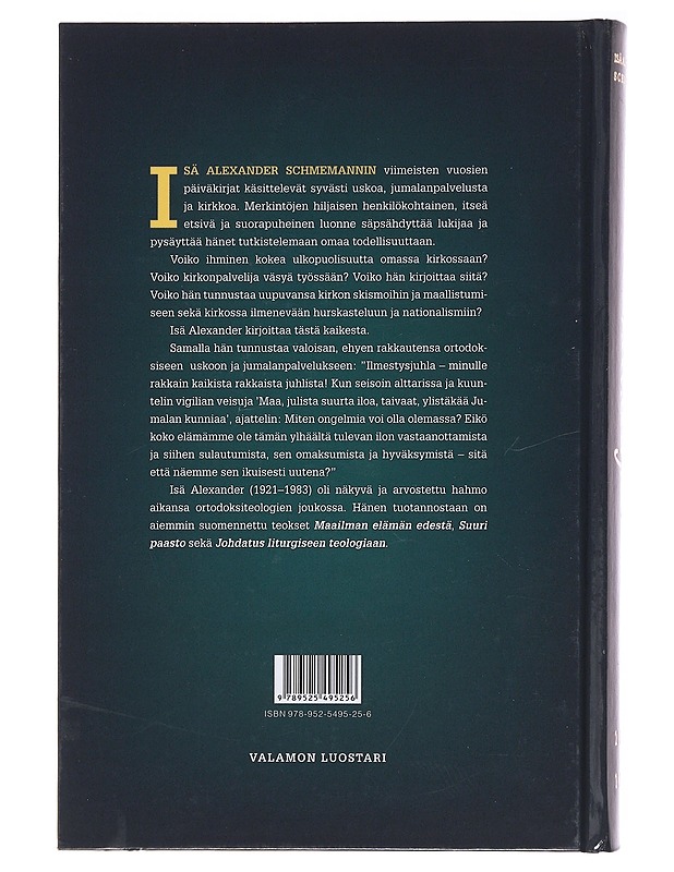 Päiväkirjat 1973-1983 - Schmemann, Alexander - Elämäkerrat ja muistelmat - 10105489354 - 1