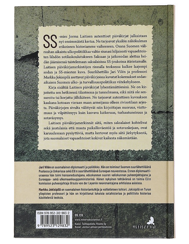 Kiitoskortti Hitleriltä : SS-mies Jorma Laitisen päiväkirjat 1941-1943 - Laitinen, Jorma - Elämäkerrat ja muistelmat - 10105489358 - 1