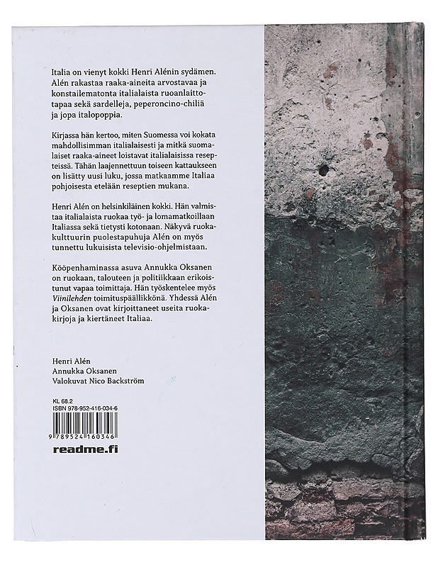 Henkan Italia : toinen laajennettu kattaus - Alén, Henri - Ruokakirjat - 10105489376 - 1