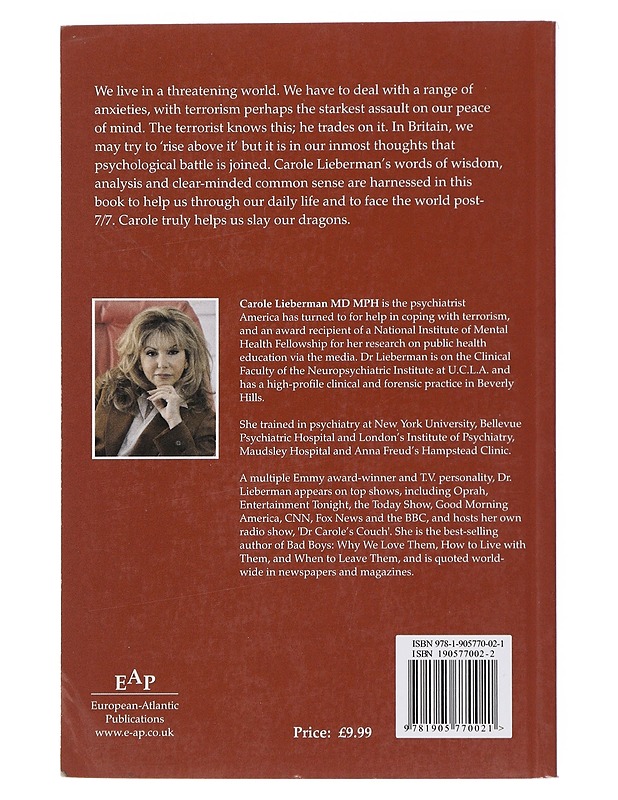 Coping with Terrorism: Dreams Interrupted - Lieberman, Carole - Tietokirjat ja oppaat - 10105489401 - 1