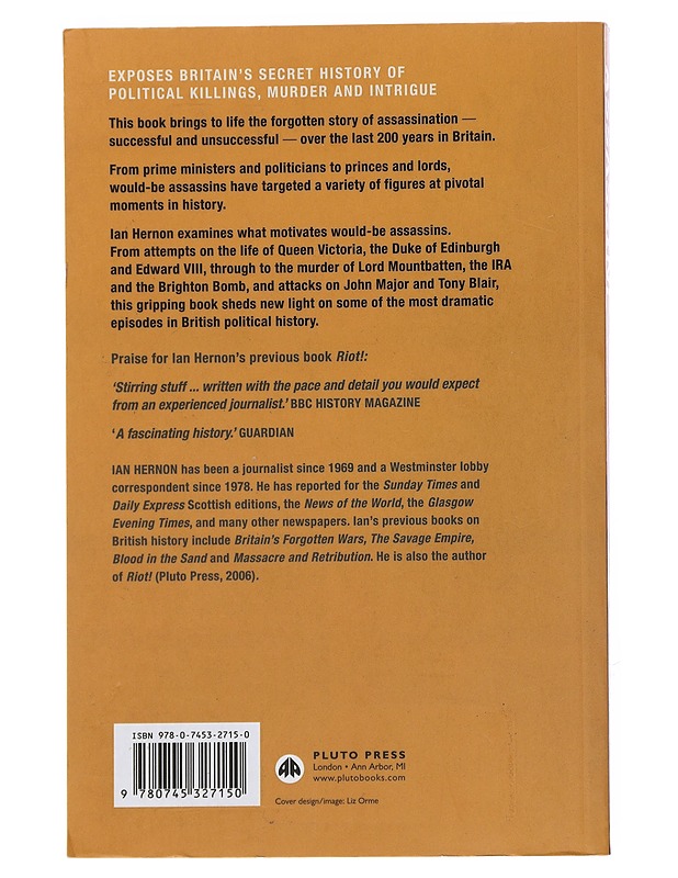 Assassin! : 200 years of British political murder - Ian Hernon - Tietokirjat ja oppaat - 10105489562 - 1