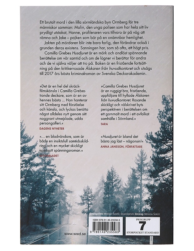 Husdjuret - Camilla Grebe - Romaanit ja novellit - 10105489605 - 1