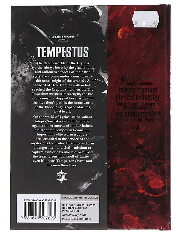 Shield of Baal : Tempestus : Warhammer 40,000 - Braden Campbell - Fantasia- ja scifi - 10105489622 - 1