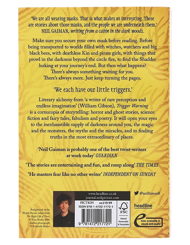Trigger Warning: Short Fictions and Disturbances - Gaiman, Neil - Runot ja näytelmät - 10105489626 - 1