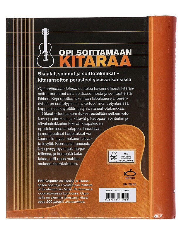 Opi soittamaan kitaraa : aloittelijan opas - Capone, Phil - Tietokirjat ja oppaat - 10105489650 - 1