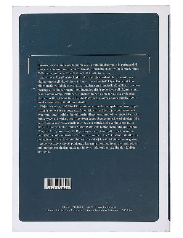 Itkuvirren kolme elämää - Anna-Liisa Tenhunen - Tietokirjat ja oppaat - 10105489659 - 1