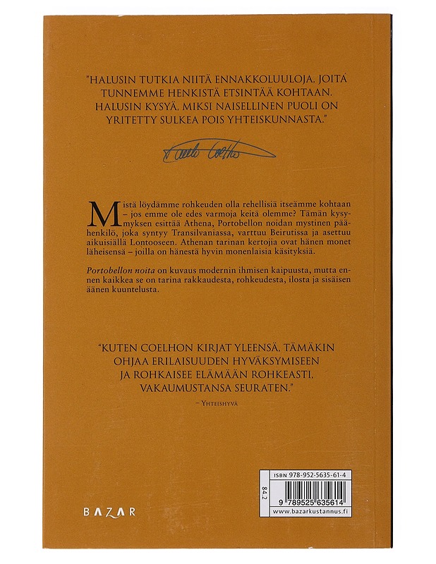 Portobellon noita - Coelho, Paulo - Romaanit ja novellit - 10105489660 - 1