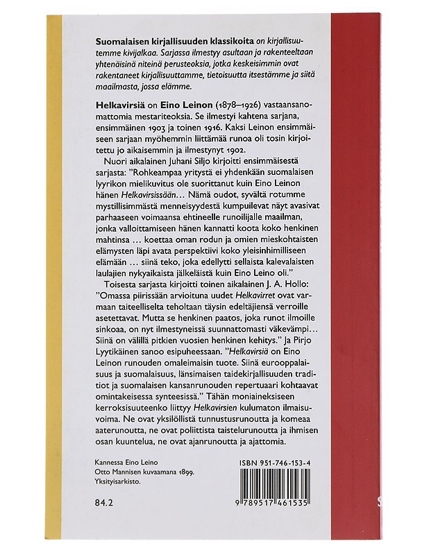 HELKAVIRSIÄ I-II - EINO LEINO - Romaanit ja novellit - 10105489727 - 1