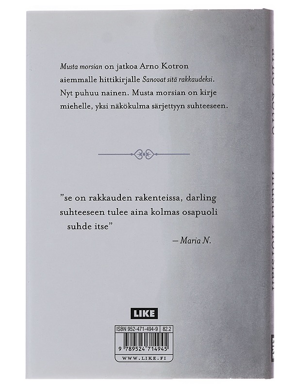 Musta morsian - Arno Kotro - Kirja lahjaksi - 10105489794 - 1