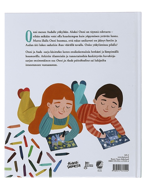 Onni ja Aada yökylässä - Kuutti, Maria - Lastenkirjat - 10105489801 - 1